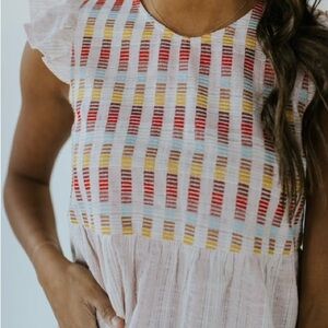 Roolee Kimberly Detail Blouse NWT